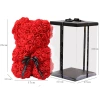 Valentine's Day gift creative 25cm rose Bear gift box PE flower romantic foam bear Hug bear Application Scenario